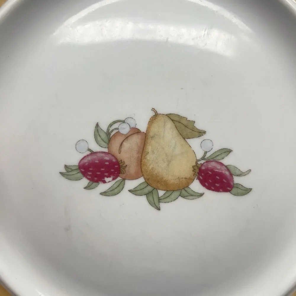 5 - DANSK Fiance Fruits Dinnerware 9 Inch Lunch Plates